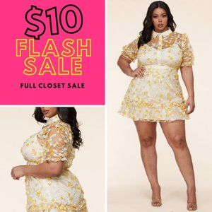 Plus Floral Dress